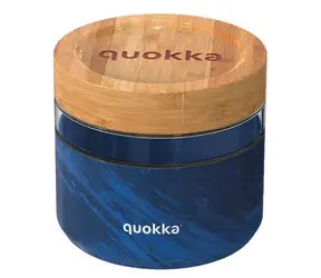 Quokka Deli Food Jar 820 ml Wood Grain / Nádoba na jedlo / sklo
