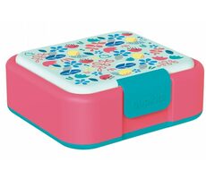Quokka Twist Kids Flowers / Olovrantový box / plast / 180 mm x 67 mm x 160 mm