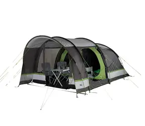 High Peak Brixen 5.0 šedo-zelená / Stan pre 5 osôb / 480 x 300 x 190 cm / vodný stĺpec: 4000mm