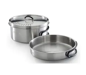 CAMPINGAZ Trekking Cook Kit / Sada Outdoorového riadu / 1x panvica 15.5cm / 1x rajnica 14.5cm + pokrievka / 1x taška / dopredaj