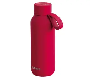 Quokka Nerezová termofľaša s pútkom SOLID červená 510 ml