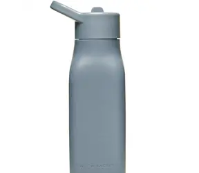 Neon Kactus Detská silikónová fľaša modrá 340 ml