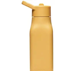 Neon Kactus Detská silikónová fľaša žltá 340 ml