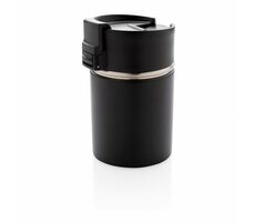 XD Design Bogota Keramický termohrnček 220 ml čierna / 0.22 L / keramika a nerez 