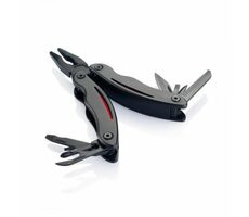 XD Design Grip čierno-červená / Multifunkčné kliešte / 13 nástrojov / 360 g 