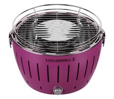 LotusGrill G280 U fialová / Gril na drevené uhlie / Priemer roštu 25.8 cm