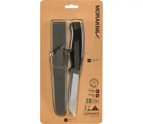 Morakniv Companion Heavy Duty čierna / Outdoor nôž / nerezová oceľ / čepeľ 10.4 cm / plastové púzdro