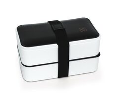 Iris Barcelona Obedový box s príborom Bento 1.2 l biely