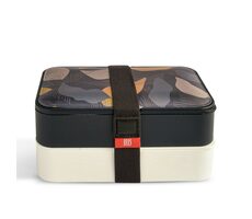 Iris Barcelona Obedový box s príborom Bento 1.2 l hnedý