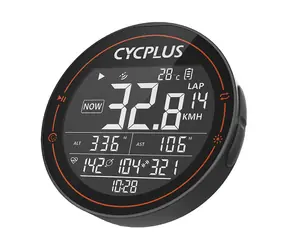 Cycplus M2 Cyklocomputer čierna / 1100mAh / BT 5.0 / USB-C / IPX6 