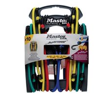 Master Lock 3043EURDAT Set 10 ks upínacej gumy s háčikmi 