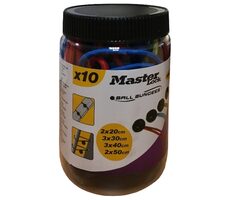 Master Lock 3258EURDAT Set 10 ks upínacej gumy s guličkami 