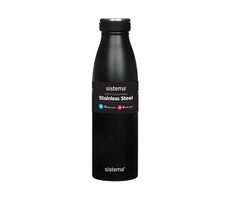 Sistema Hydrate Stainless Steel Termofľaša 500 ml čierna