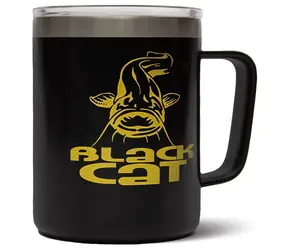 Black Cat Hrnček Stainless Steel Thermal Mug