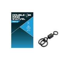 Nash Obratlík Double Ring Swivel Veľkosť 8 8ks
