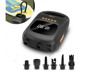 Technaxx TX-266 Batériová vzduchová pumpa SUP s funkcnou powerbankou / 350L|m / 120 W / 7500 mAH