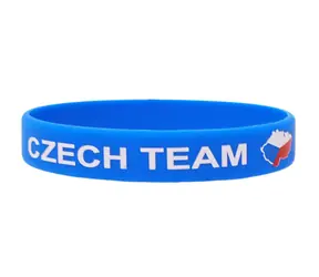 SPORTTEAM Náramok silikón ČR 2