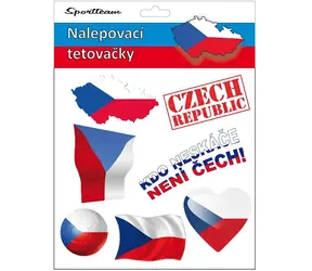 SPORTTEAM Tetovacie obtlačky ČR 2