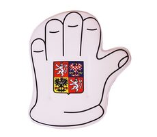 SPORTTEAM Fan. rukavice veľká ČR