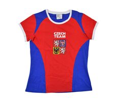 SPORTTEAM Fanúšikovské tričko SPORTTEAM® Česká Republika 2 dámské vel. S