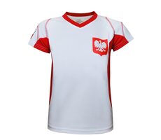 SPORTTEAM Futbalový dres Poľsko 2 chlapec. 146/152