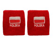 SPORTTEAM Potítko pletené Poľsko 2 kusy