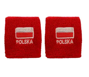 SPORTTEAM Potítko pletené Poľsko 2 kusy