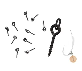 Zfish Úchyt s krúžkom Bait Screw & Oval Ring 10ks