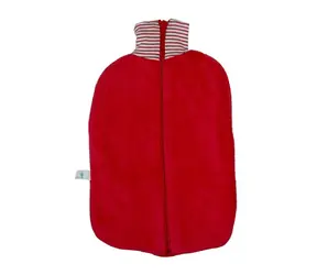 Hugo Frosch Cherry - Eco Classic Comfort Termofor s obalom z BIO bavlny na zips - červený