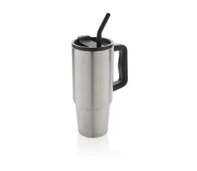 XD Design Veľký nerezový termohrnček Embrace 900ml strieborná