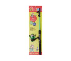 Kinetic Prút s navijakom Little Viking Tele Combo 5'6" 1,65m L 4-21g Green