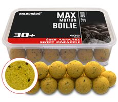 Haldorado Boilies Max Motion Long Life 400g 30mm Sladký ananás