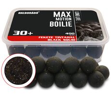 Haldorado Boilies Max Motion Long Life 400g 30mm Čierna chobotnica