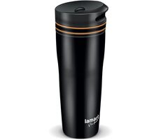 Lamart Manq Termohrnček 360ml čierno-oranžová