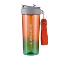 Lamart Fit Športová fľaša 600ml oranžovo-zelená / tritan