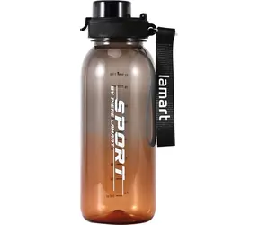 Lamart Fit Športová fľaša 1000ml čierna / tritan