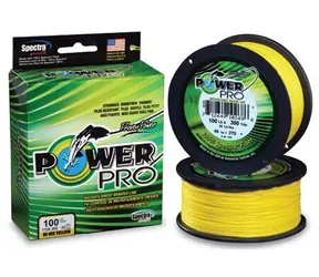 Shimano Šnúra PowerPro Braided Line Hi-Vis Yellow 135m 0,10mm 5kg