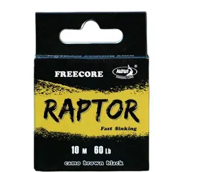 Katran Šnúrka Raptor Free Core 10m 60lb Camo Brown