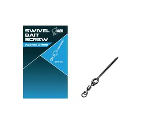Nash Úchyt Swivel Bait Screw 13mm 10ks
