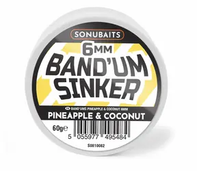 Sonubaits Dumbells Band'Um Sinkers Pineapple & Coconut 60g 6mm