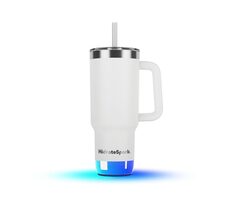 HidrateSpark PRO 2 Tumbler nerezová fľaša 887 ml biela