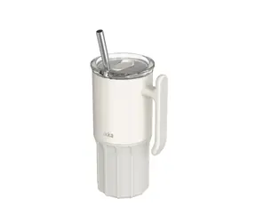 Quokka Nerezový termohrnček so slamkou Umi Ivory 720 ml