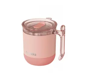 Quokka Nerezový termohrnček Wave Peachy Pink 260 ml