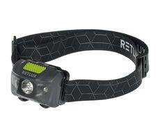 Retlux RPL 55 GREY čelovka 3W+2R / 100 lm / 3xAAA / IPX5