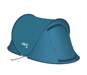 NILS Camp NC3743 modrý / Samorozkladací plážový stan / 120 x 220 x 95 cm