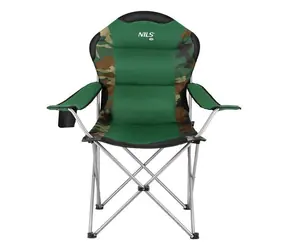 NILS Camp NC3080 camo / Skladacie kreslo / Nosnosť: 130 kg