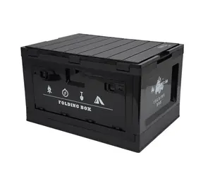 NILS Camp NCB4006 2v1 / Skladací box s vekom a funkciou stola / 50 l