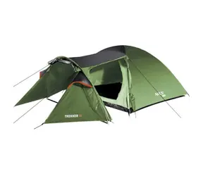 NILS Camp NC6312 Trekker III / Turistický stan / 3 osoby / 180 +210 x 210 x 130 cm / vodný stĺpec: 3000mm