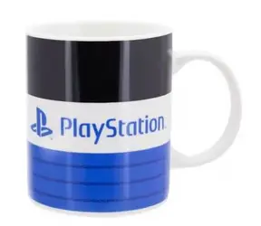 Paladone Mug Stripes Playstation / keramický hrnček / 400 ml
