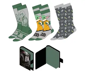 Cerdá The Mandalorian - Grogu ponožky veľkosť 38/45 3 páry